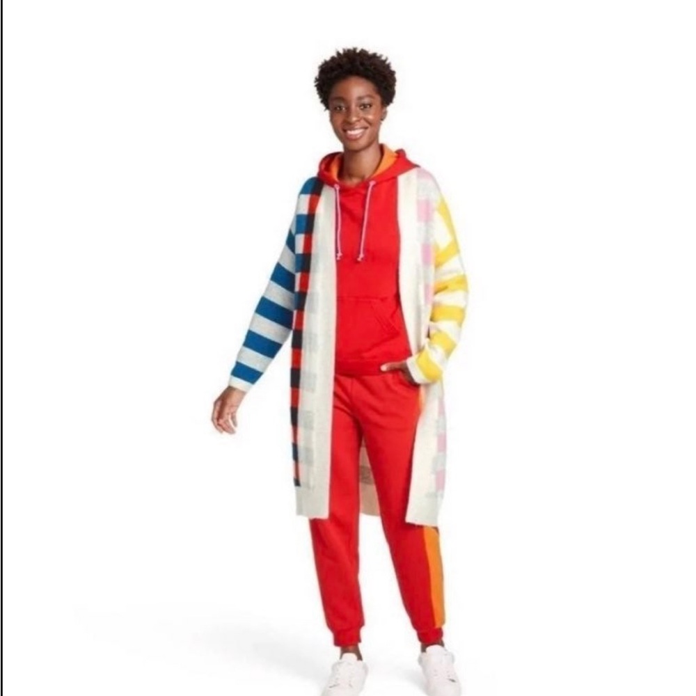 Target X Lego Collection Women's color block stripe cardigan